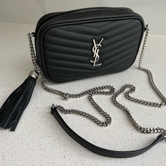 YSL Saint Laurent Mini Lou Matelassé Leather Camera Bag - Picture 4 of 9